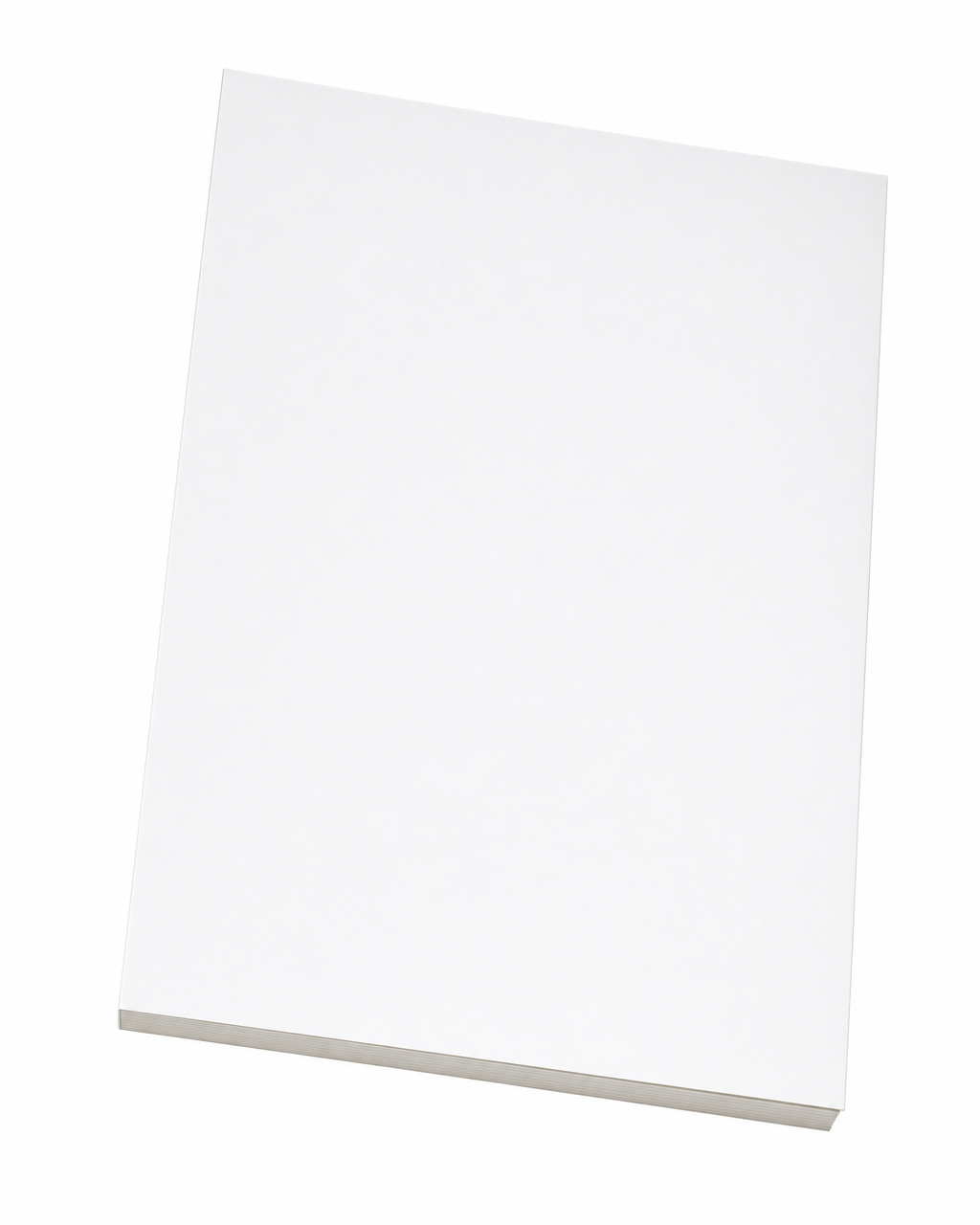 thin book, corner hang blank reference
