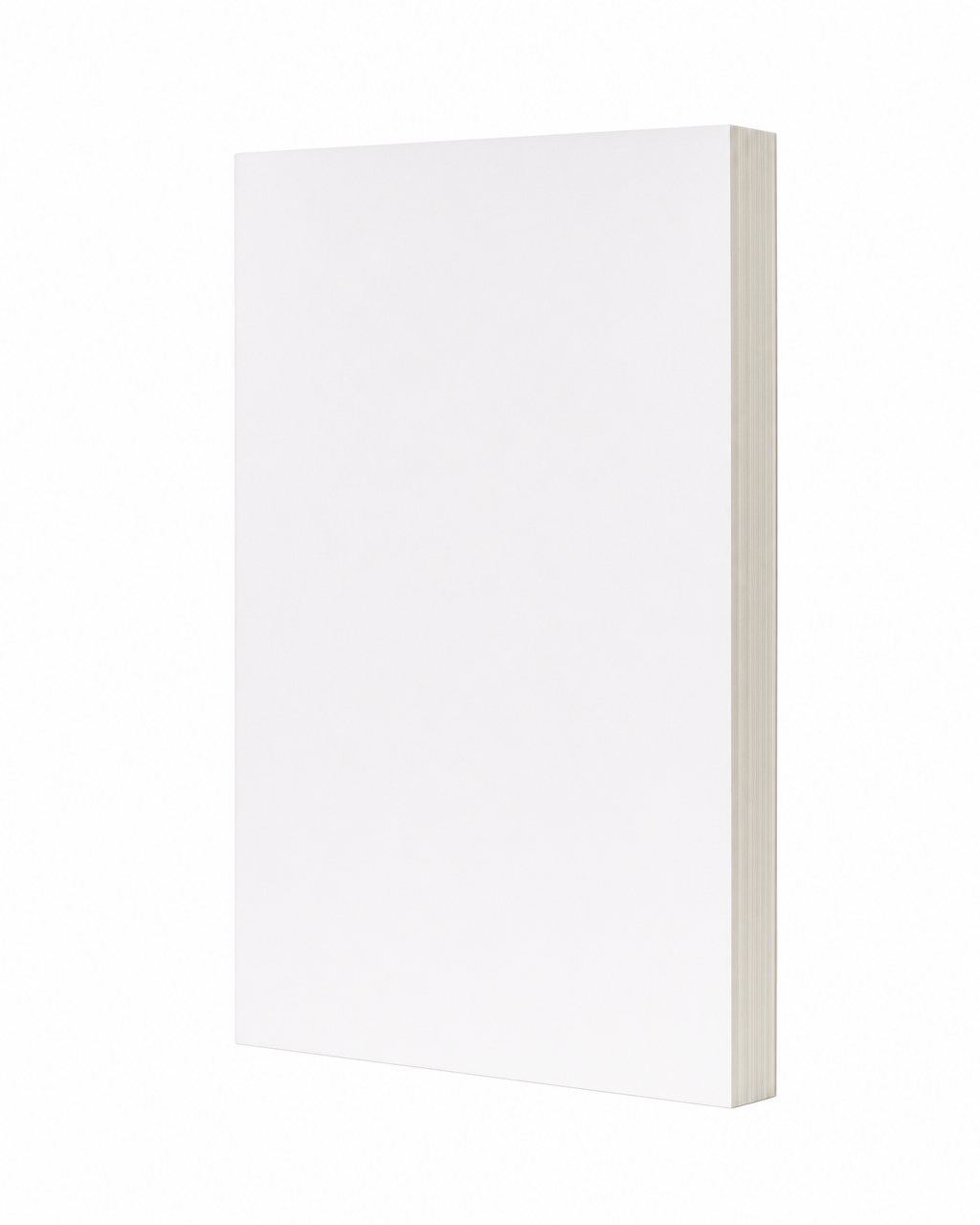 medium book, three-quarter blank reference